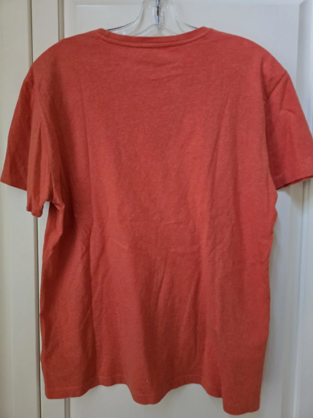 Polo by Ralph Lauren Men’s Orange Crewneck Logo T-Shirt